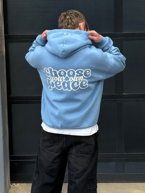 Basics Oversized Hoodie - Baby Pastel Blue