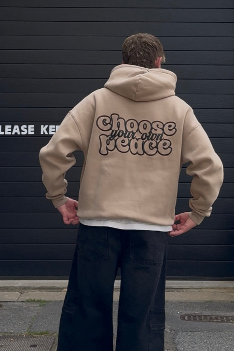 Basics Oversized Hoodie - Beige