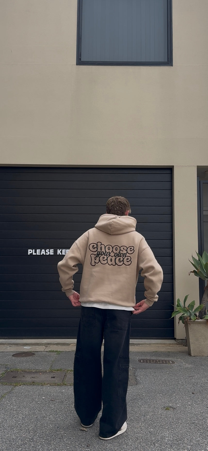 Basics Oversized Hoodie - Beige